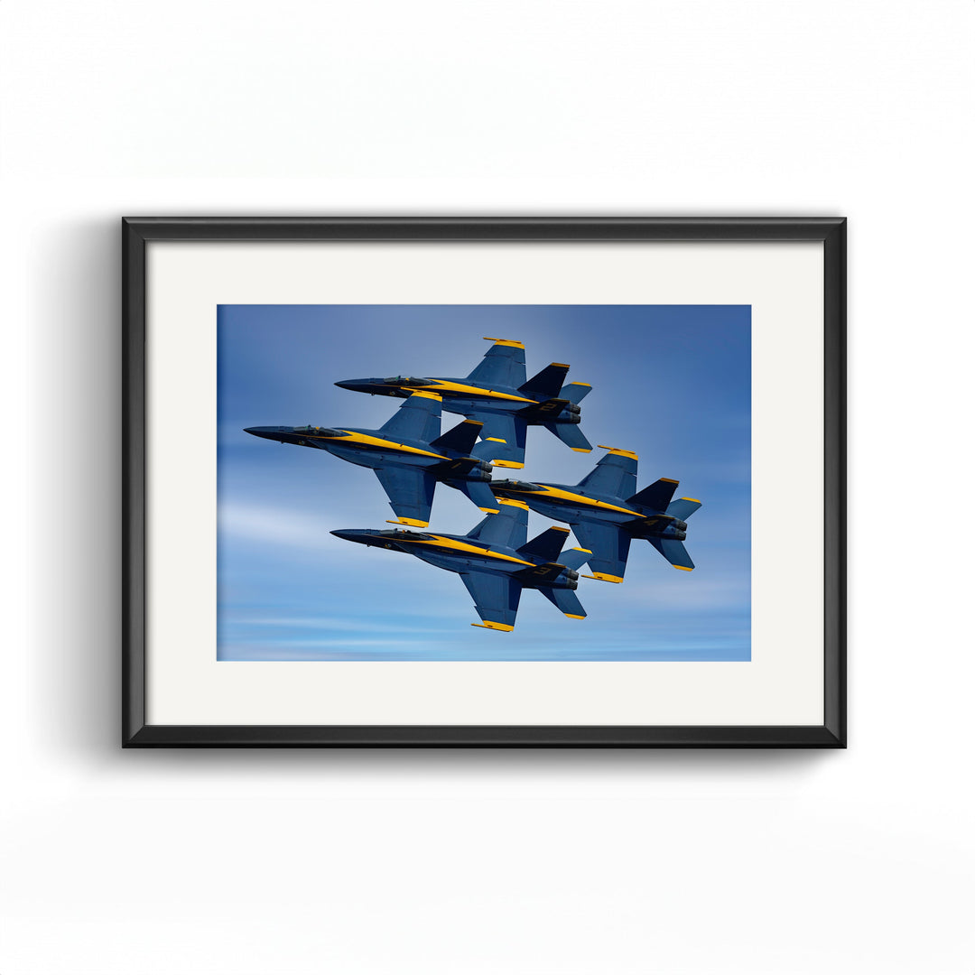 Blue Angels Jet Formation Fine Art Aviation Print Metal, Canvas, Paper, Acrylic Chris Fabregas Photography Wall Art print High-quality fine art photography print