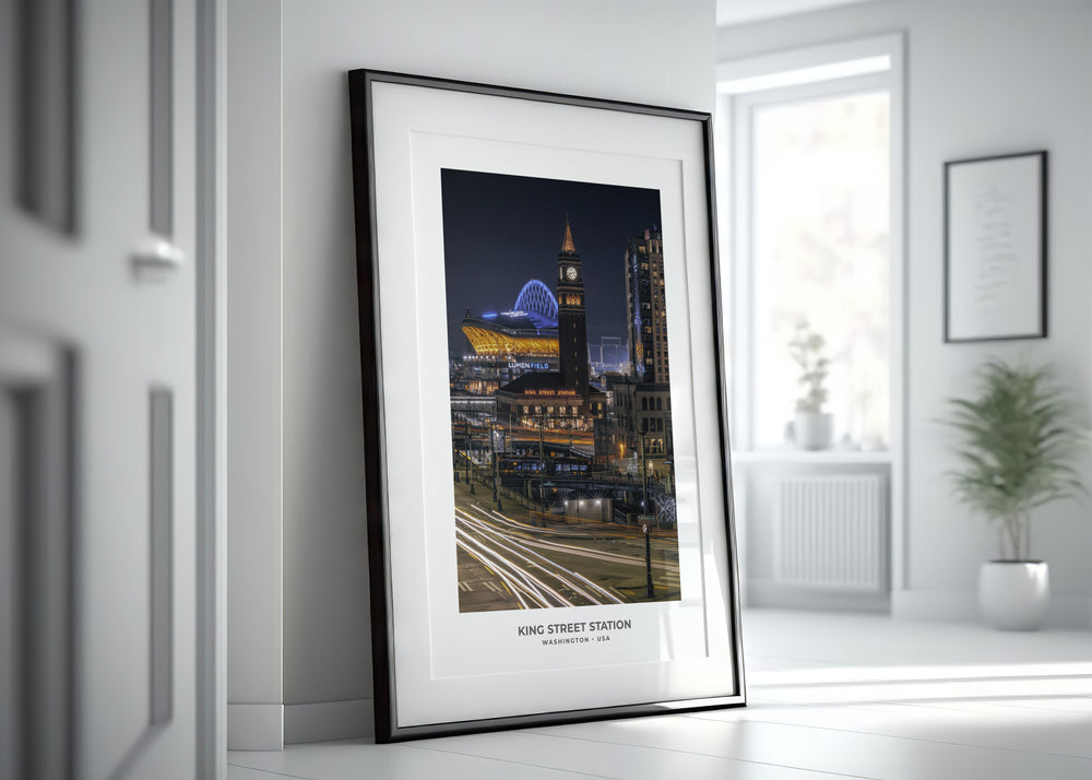 Chris Fabregas Fine Art Photography Digital Download KING STREET STATION Photo Download: Seattle PNW Wall Art & Lumen Field Wall Art print High-quality fine art photography print