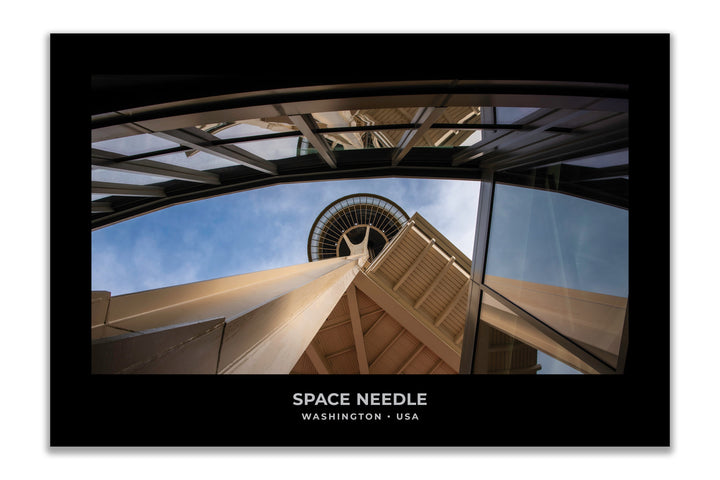 Chris Fabregas Fine Art Photography Digital Download Seattle Space Needle Digital Download | Iconic Fine Art Print Wall Art print High-quality fine art photography print