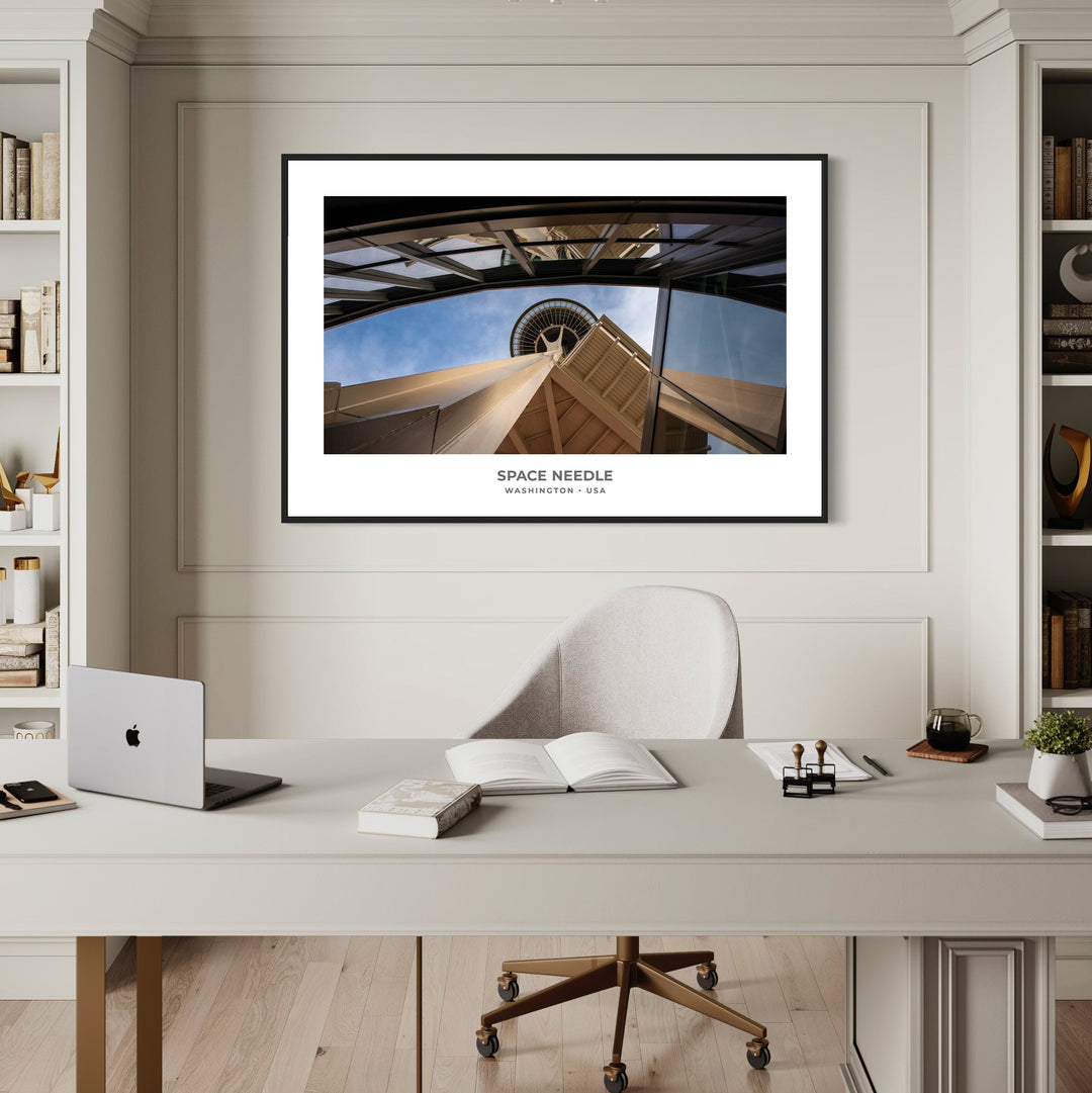 Chris Fabregas Fine Art Photography Digital Download Seattle Space Needle Digital Download | Iconic Fine Art Print Wall Art print High-quality fine art photography print