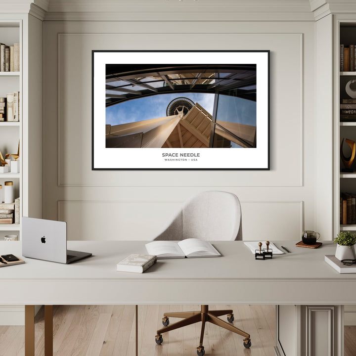Chris Fabregas Fine Art Photography Digital Download Seattle Space Needle Digital Download | Iconic Fine Art Print Wall Art print High-quality fine art photography print