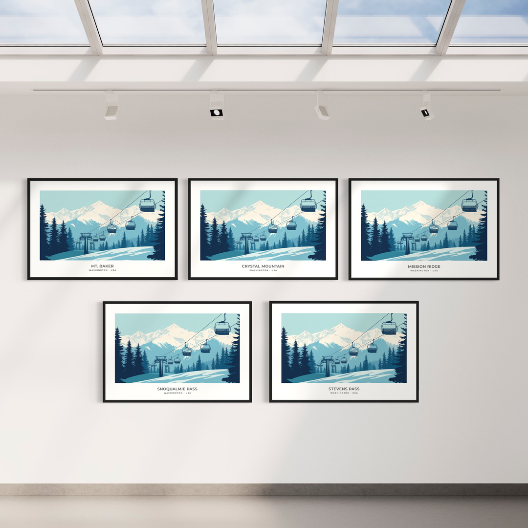 Chris Fabregas Fine Art Photography Digital Download WASHINGTON SKI RESORTS, Digital Printable Art Wall Art print High-quality fine art photography print