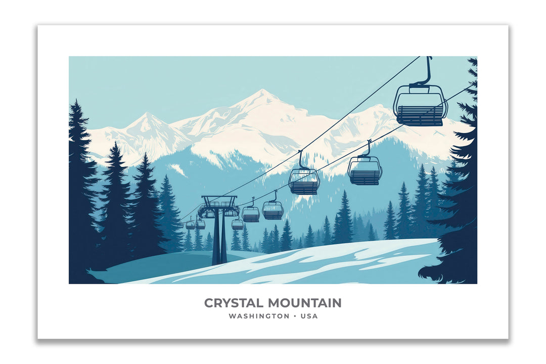 Chris Fabregas Fine Art Photography Digital Download WASHINGTON SKI RESORTS, Digital Printable Art Wall Art print High-quality fine art photography print