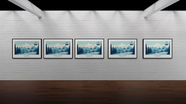 Chris Fabregas Fine Art Photography Digital Download WASHINGTON SKI RESORTS, Digital Printable Art Wall Art print High-quality fine art photography print