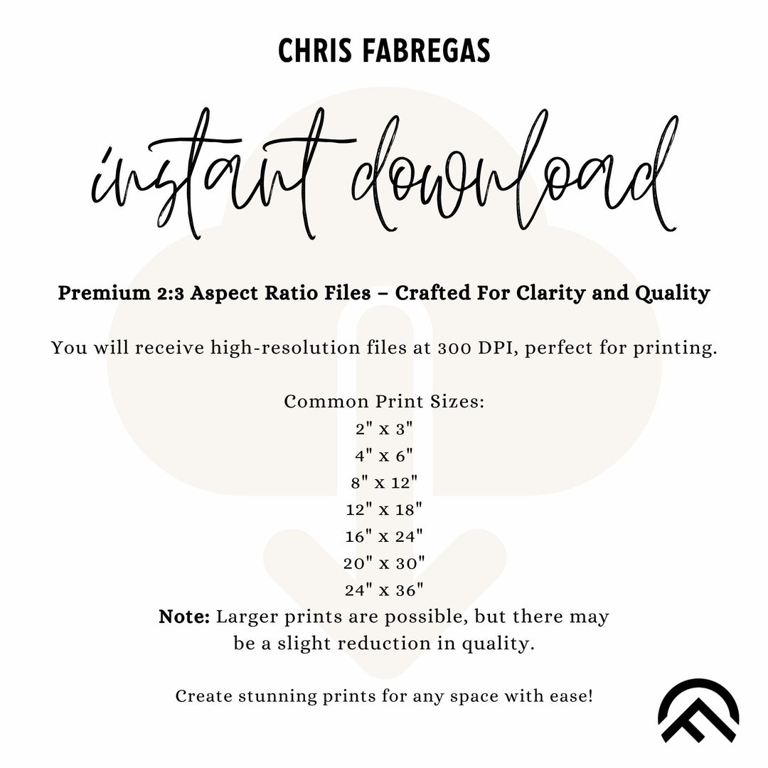 Chris Fabregas Fine Art Photography Digital Download WASHINGTON SKI RESORTS, Digital Printable Art Wall Art print High-quality fine art photography print