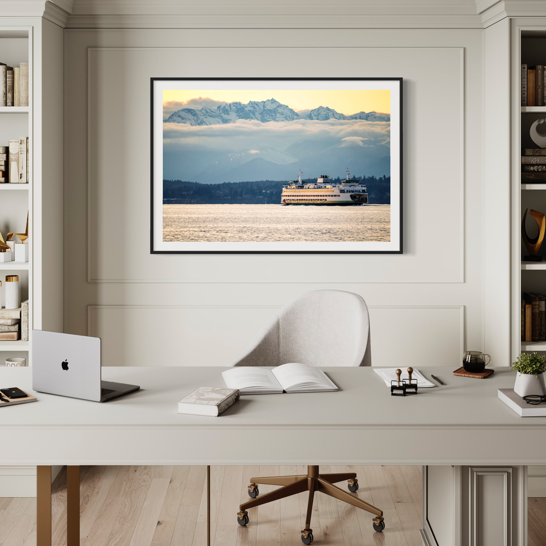 Chris Fabregas Photography Metal, Canvas, Paper, Acrylic Washington State Ferry Fine Art Print - Pacific Northwest Wall Art Wall Art print High-quality fine art photography print