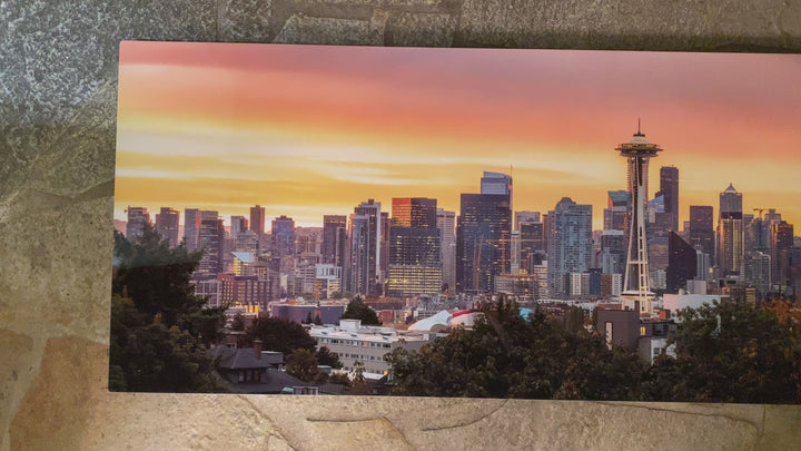 Seattle Skyline Panoramic Print, Limited Edition