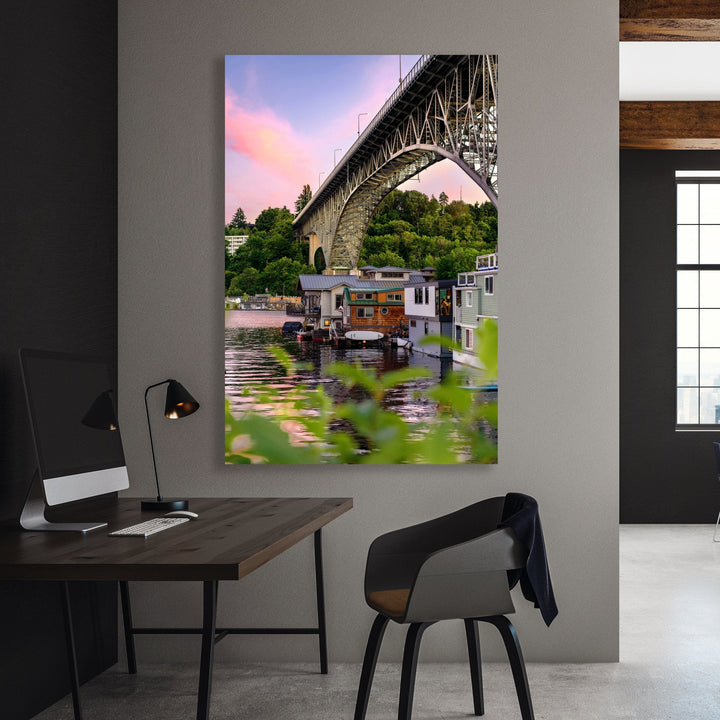 Chris Fabregas Photography Metal, Canvas, Paper Seattle Houseboat Photography, Limited Edition Wall Decor Wall Art print