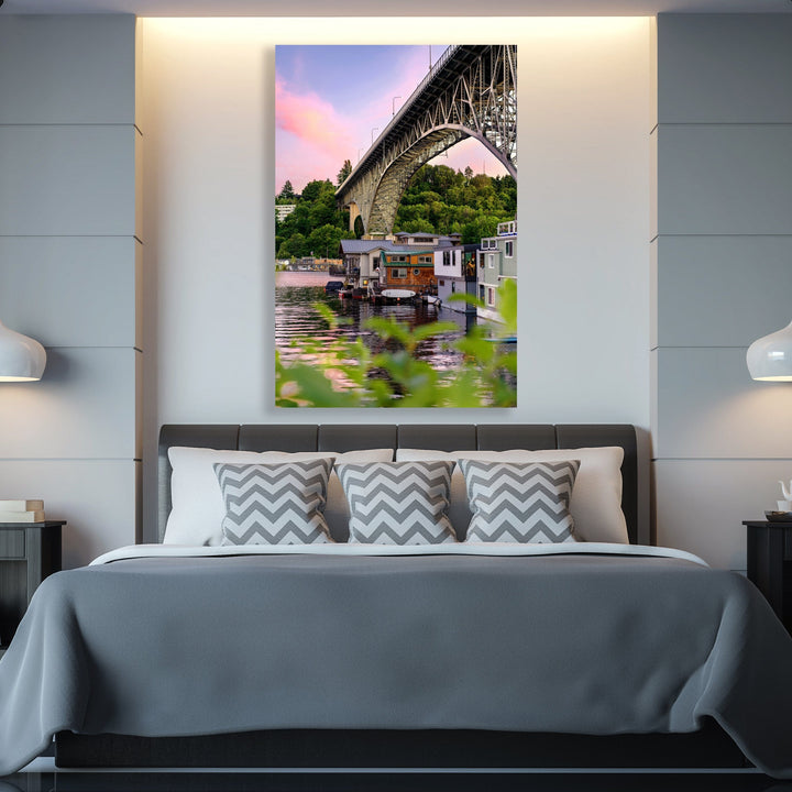 Chris Fabregas Photography Metal, Canvas, Paper Seattle Houseboat Photography, Limited Edition Wall Decor Wall Art print