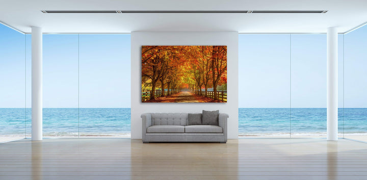 Chris Fabregas Photography Metal, Wood, Canvas, Paper Vibrant Fall Colors Near Seattle Wall Art print