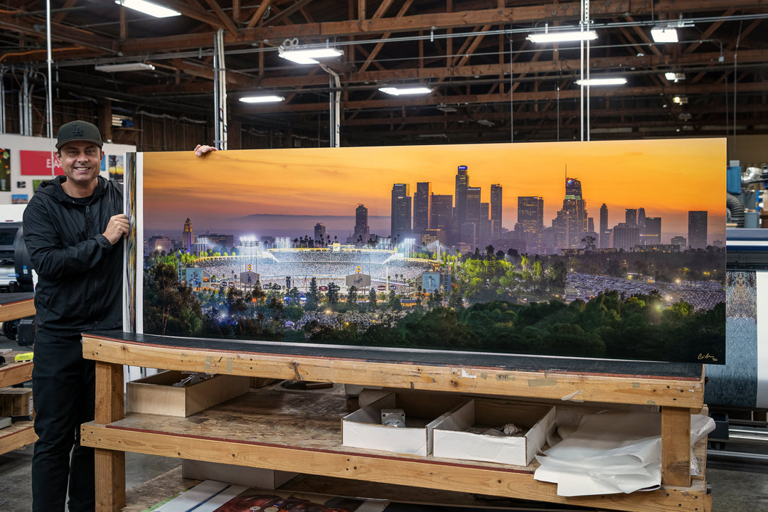 How I Shot the Dodgers World Series Panoramic (12×36) | Chris Fabregas