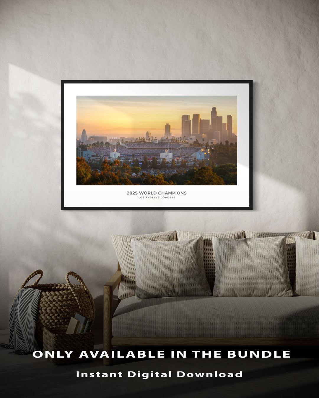 2025 World Series Digital Fan Pack | Dodgers Champions Bundle (8 Files) | Instant Download Digital Download Chris Fabregas Fine Art Photography Wall Art print High-quality fine art photography print 