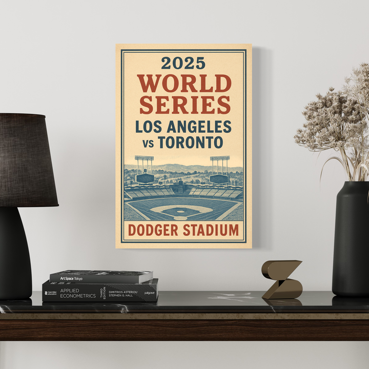 2025 World Series LA vs Toronto alternate artwork preview 2