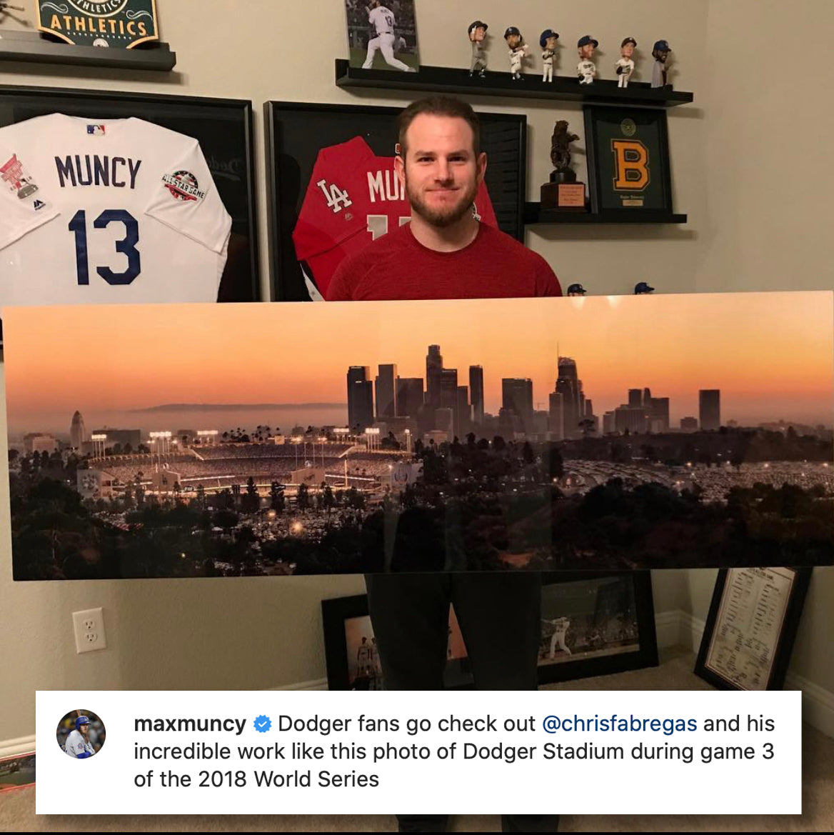 Max Muncy 2018 2017 World Series Chris Fabregas Photography