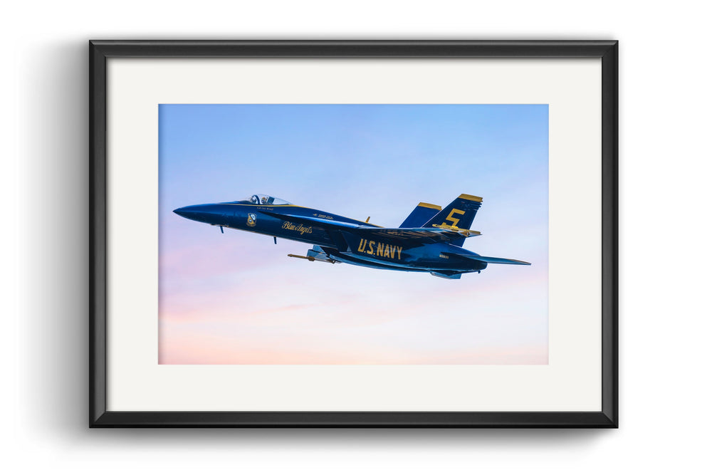 Blue Angels Jet #5 Flyover Fine Art Aviation fine art print preview