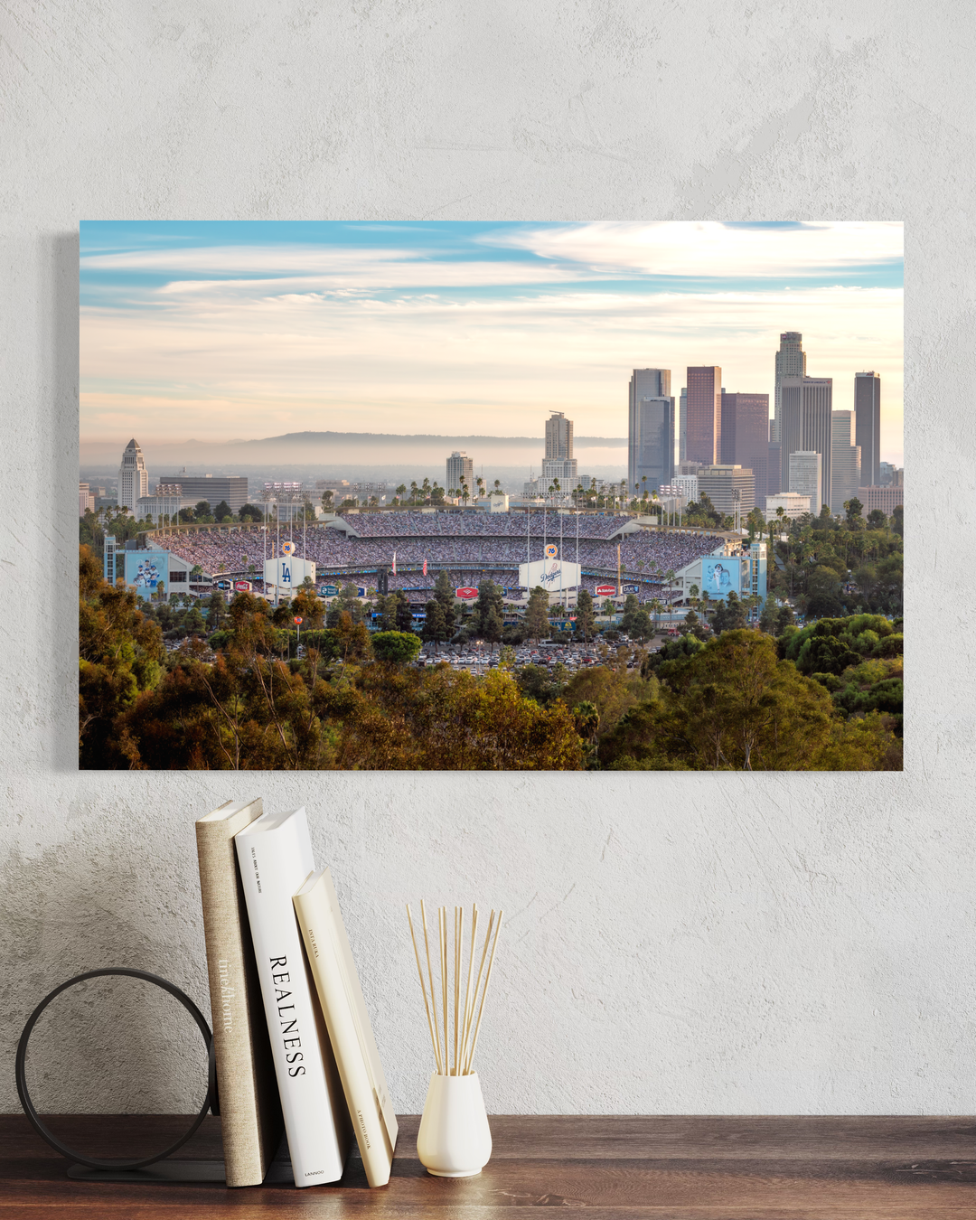 Dodger Stadium & LA Skyline 2024 World Series alternate print preview 6