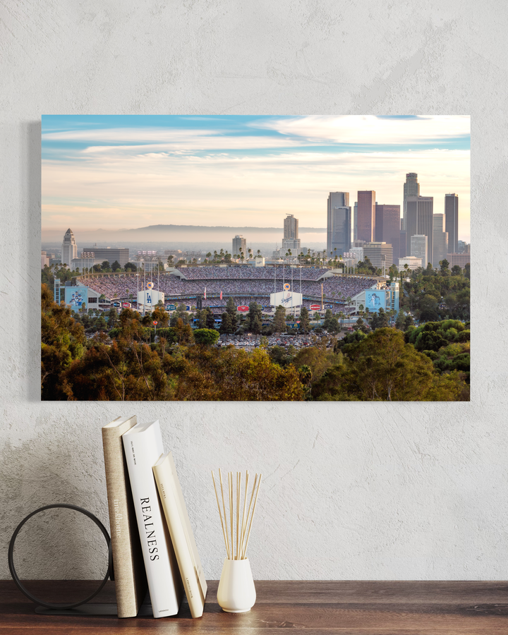 Dodger Stadium & LA Skyline 2024 World Series alternate print preview 6