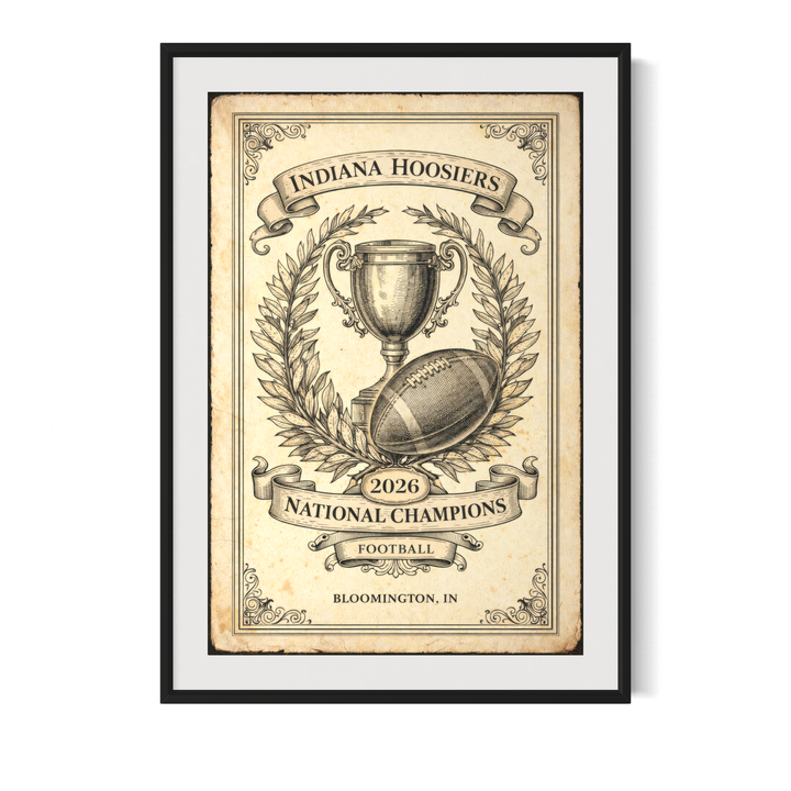 Indiana Football 2026 Champions — Digital Fan Pack Digital Download Chris Fabregas Fine Art Photography Wall Art print High-quality fine art photography print 
