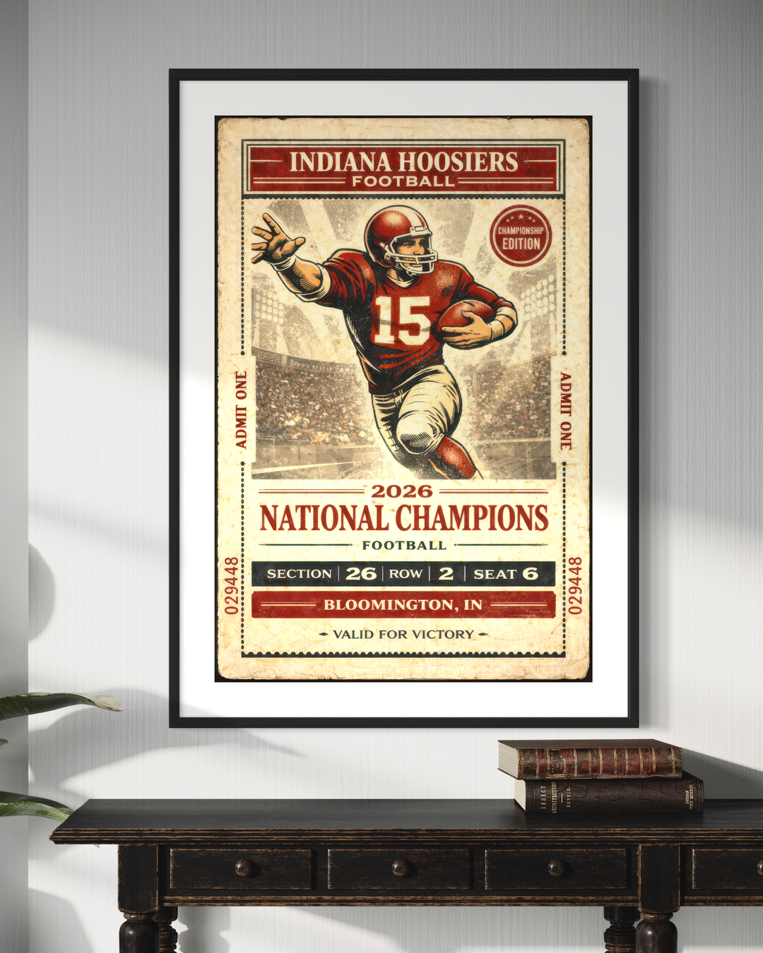 Indiana Football 2026 Champions — Digital Fan Pack Digital Download Chris Fabregas Fine Art Photography Wall Art print High-quality fine art photography print 