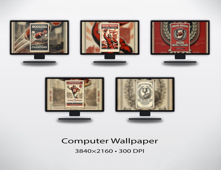 Indiana Football 2026 Champions — Digital Fan Pack Digital Download Chris Fabregas Fine Art Photography Wall Art print High-quality fine art photography print 