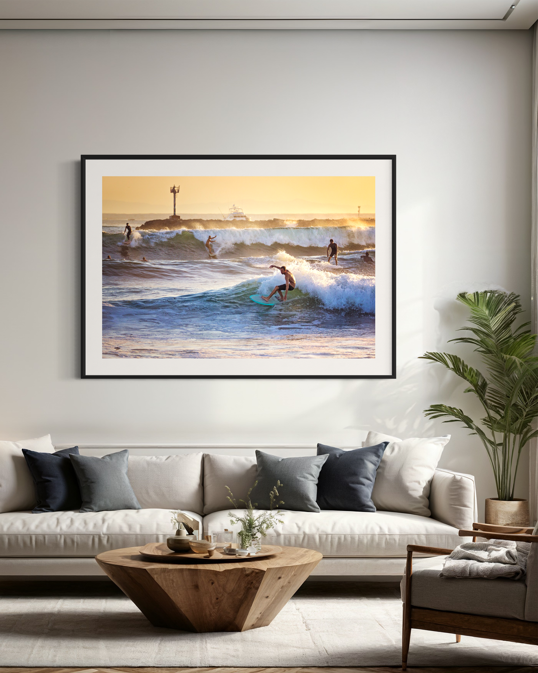 Party Waves – Seal Beach Surfer Fine Art Photography Print Metal, Wood, Canvas, Paper Chris Fabregas Photography Wall Art print High-quality fine art photography print 