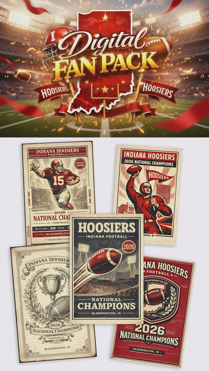 Indiana Football 2026 Champions — Digital Fan Pack