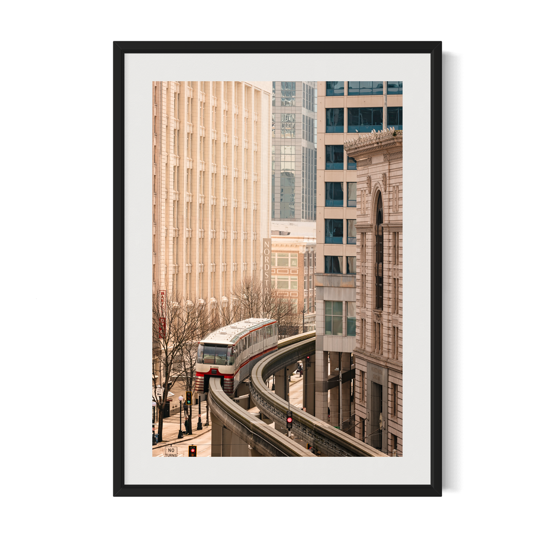 Seattle Monorail fine art print preview
