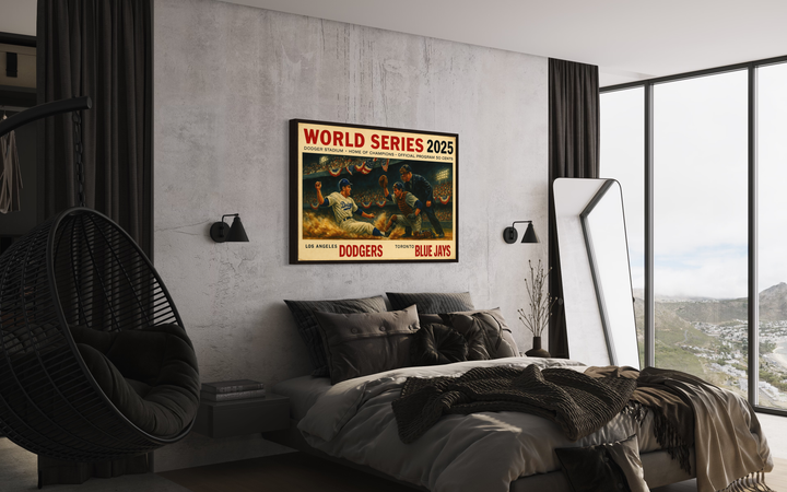 2025 World Series Dodgers vs Blue Jays Digital Poster alternate artwork preview 8