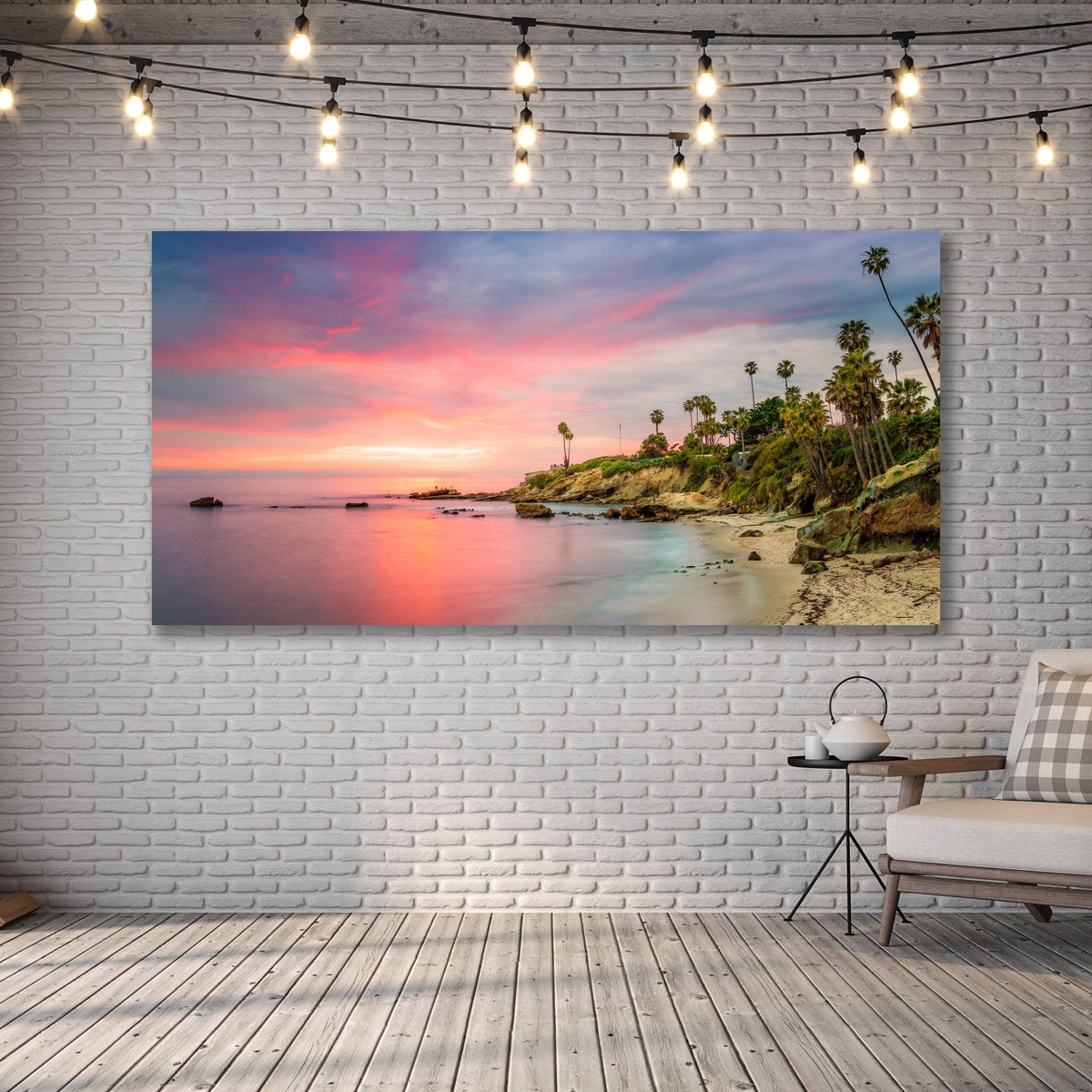 Laguna Beach Heisler Park Limited Edition displayed in a refined room interior