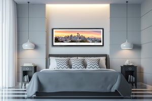 Chris Fabregas Fine Art Photography Panoramic Poster Seattle Skyline Panoramic Print From Kerry Park Wall Art print