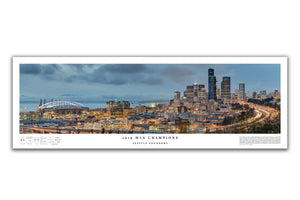 Chris Fabregas Fine Art Photography Panoramic Poster Seattle Sounders MLS Cup Championship Poster 2019 Wall Art print