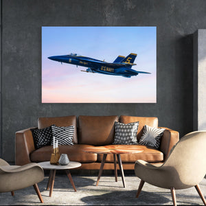 Chris Fabregas Photography Metal, Canvas, Paper Blue Angels Photography, Wall Decor, Blue Angles Jet #5 Flyover Print Wall Art print