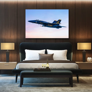 Chris Fabregas Photography Metal, Canvas, Paper Blue Angels Photography, Wall Decor, Blue Angles Jet #5 Flyover Print Wall Art print