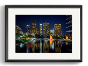 Chris Fabregas Photography Metal, Canvas, Paper Downtown Los Angeles At Night, Photography Wall Art Decor Wall Art print