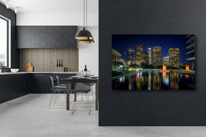 Chris Fabregas Photography Metal, Canvas, Paper Downtown Los Angeles At Night, Photography Wall Art Decor Wall Art print