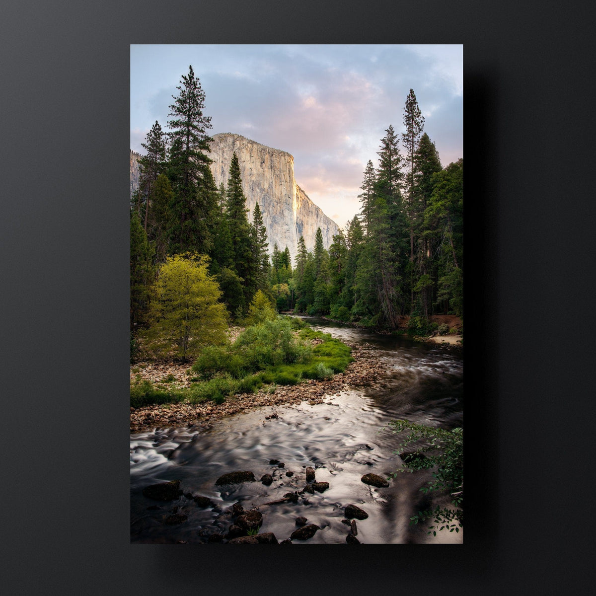 Yosemite El Capitan Limited Edition displayed in a styled room interior
