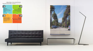 Chris Fabregas Photography Metal, Canvas, Paper Iconic Hollywood Street, Photography Wall Art Wall Art print