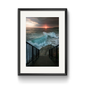 Chris Fabregas Photography Metal, Canvas, Paper Laguna Beach California, High Surf, Wall Decor Wall Art print