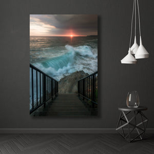 Chris Fabregas Photography Metal, Canvas, Paper Laguna Beach California, High Surf, Wall Decor Wall Art print