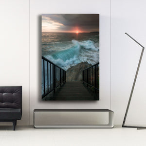 Chris Fabregas Photography Metal, Canvas, Paper Laguna Beach California, High Surf, Wall Decor Wall Art print