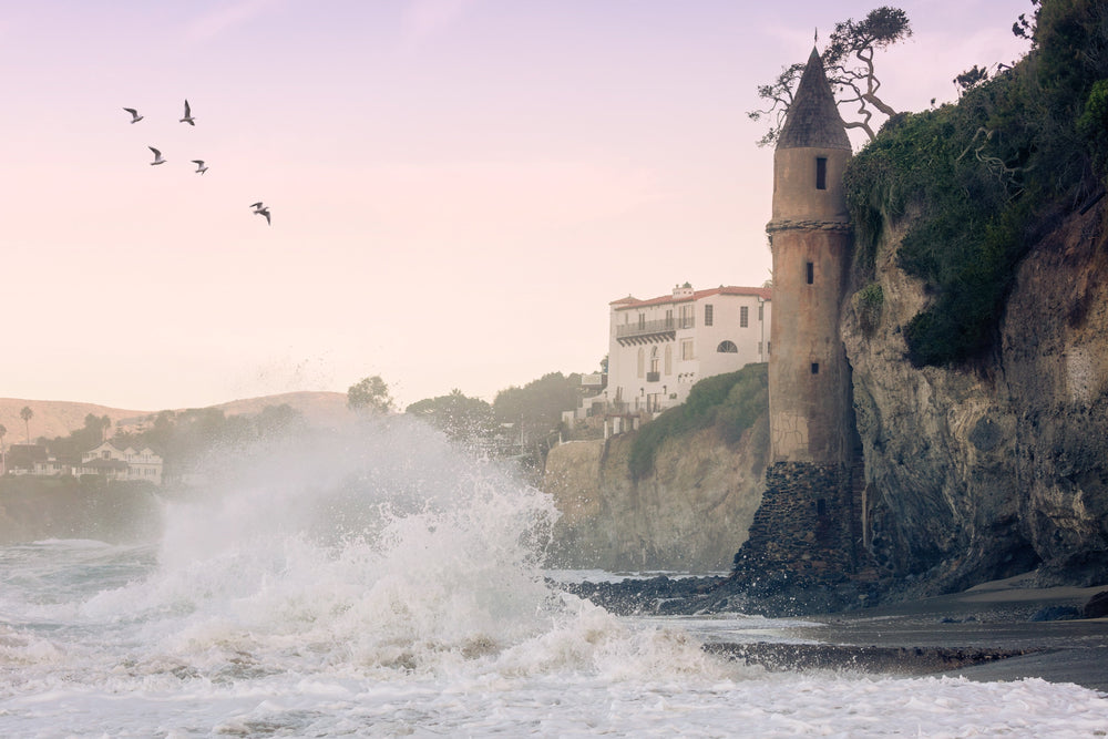 Laguna Beach Pirate Tower fine art print preview