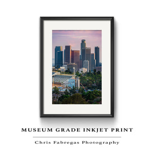 Chris Fabregas Photography Metal, Canvas, Paper Los Angeles & Dodger Stadium Wall Art Sports Decor Wall Art print