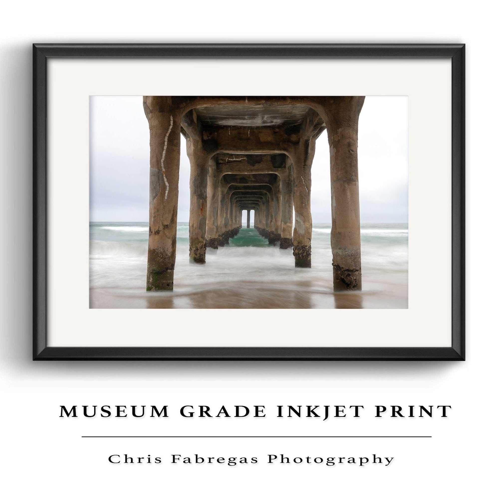 Chris Fabregas Photography Metal, Canvas, Paper Manhattan Beach Pier, Wall Art Decor Wall Art print