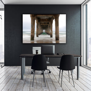 Chris Fabregas Photography Metal, Canvas, Paper Manhattan Beach Pier, Wall Art Decor Wall Art print