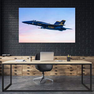 Chris Fabregas Photography Metal, Canvas, Paper Blue Angels Photography, Wall Decor, Blue Angles Jet #5 Flyover Print Wall Art print