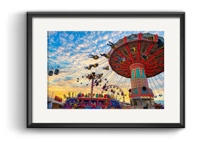 Chris Fabregas Photography Metal, Canvas, Paper WASHINGTON STATE FAIR Photography, Carnival Photo Decor Wall Art print