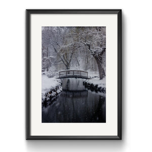 Chris Fabregas Photography Metal, Canvas, Paper Old Greenwich Connecticut, Winter Wonderland, Wall Decor Wall Art print