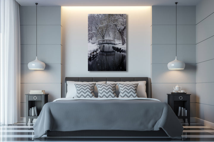 Chris Fabregas Photography Metal, Canvas, Paper Old Greenwich Connecticut, Winter Wonderland, Wall Decor Wall Art print