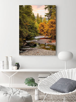 Chris Fabregas Photography Metal, Canvas, Paper Olympic National Park Autumn River Wall Art print