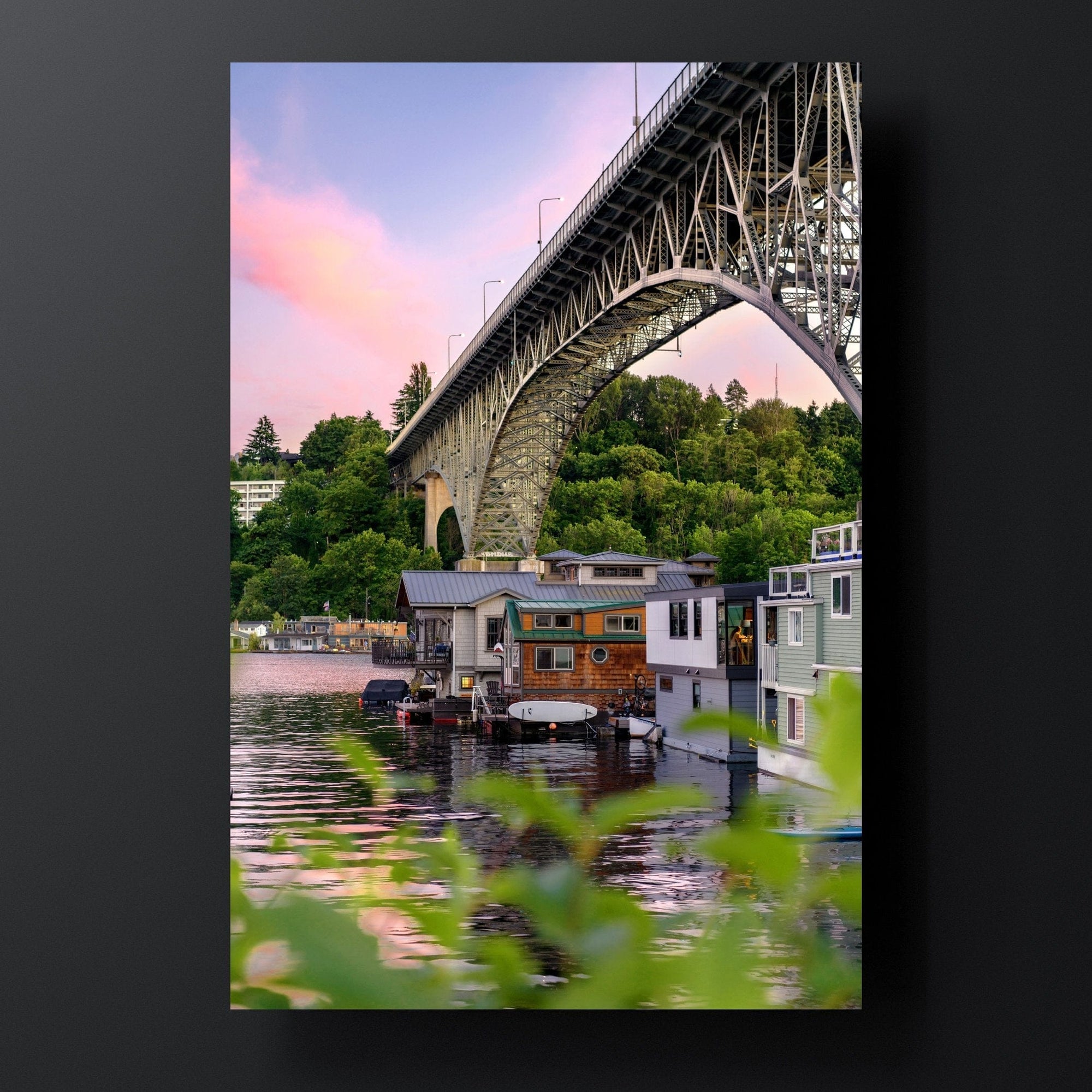 Chris Fabregas Photography Metal, Canvas, Paper Seattle Houseboat Photography, Limited Edition Wall Decor Wall Art print